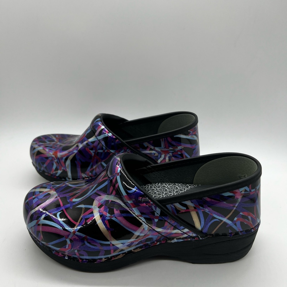 Dansko Multicolor Patterned Mules - Picture 2 of 12